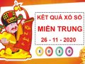 thống kê KQXS Miền Trung thứ 5 ngày 26/11/2020