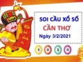 thống kê XSCT ngày 3/2/2021 chốt lô số đẹp xổ số Cần Thơ hôm nay