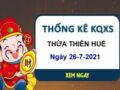 Thống kê KQXSTTH ngày 26/7/2021 hôm nay thứ 2