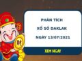 thống kê XS Daklak chính xác thứ 3 ngày 13/07/2021