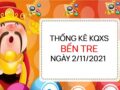 Thống kê xổ số Bến Tre ngày 2/11/2021 hôm nay thứ 3