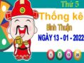 Thống kê XSBTH ngày 13/1/2022 – Thống kê xổ số Bình Thuận thứ 5