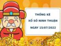 Thống kê thống kê xổ số Ninh Thuận 15/7/2022