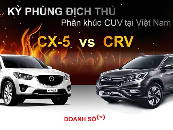 So sánh CRV và CX5 : Cuộc cạnh tranh giữa 2 hãng xe Nhật Bản