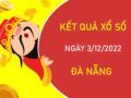 Thống kê XSDNG 3/12/2022 chốt cặp số may mắn thứ 7