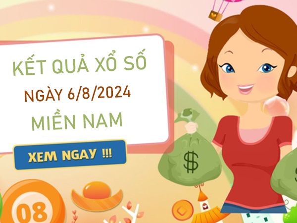 Thống kê XSMN 6/8/2024 chốt số song thủ đài miền Nam